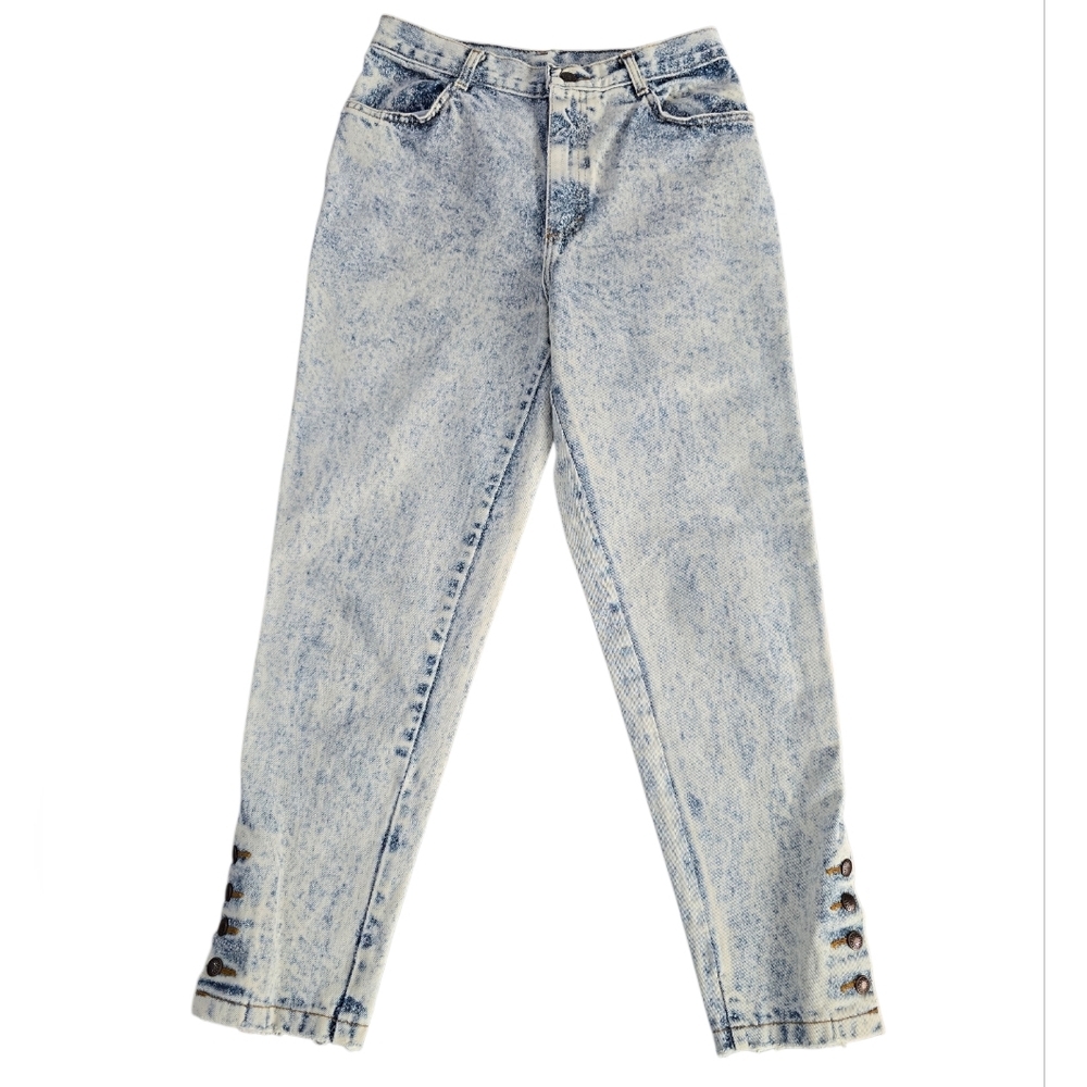 Cap Ferrat Vintage Stylish Acid Wash Denim  Jeans Size 11